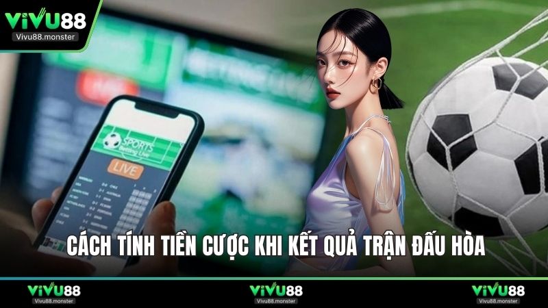 Cách tính tiền cược khi kết quả trận đấu hòa