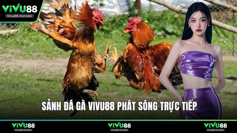 Sảnh đá gà Vivu88 phát sóng trực tiếp