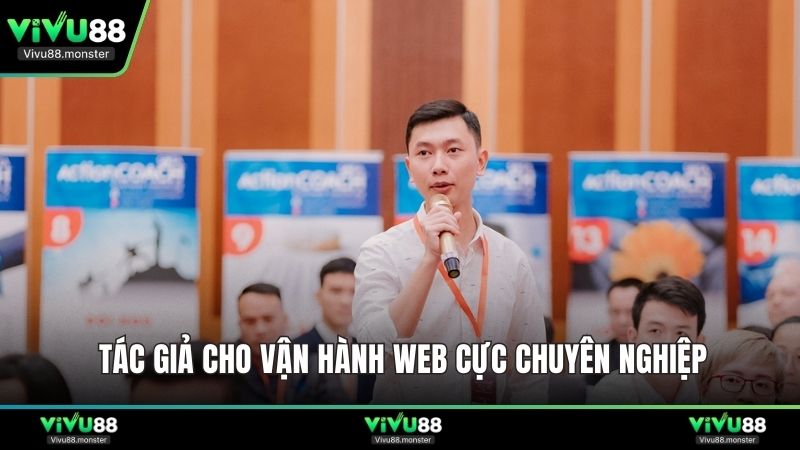 Tác giả cho vận hành web cực chuyên nghiệp