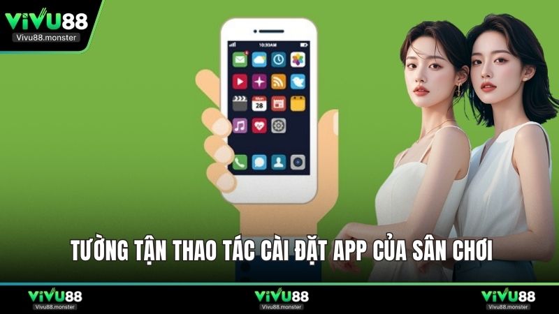 Tường tận thao tác cài đặt app của sân chơi